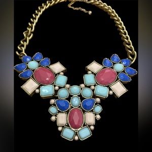 Vintage 1990's Large Colorful Necklace